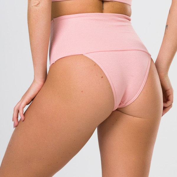 Calcinha Pala Super Larga FIO de COMPRESSÃO em Algodão Egípcio Romance
