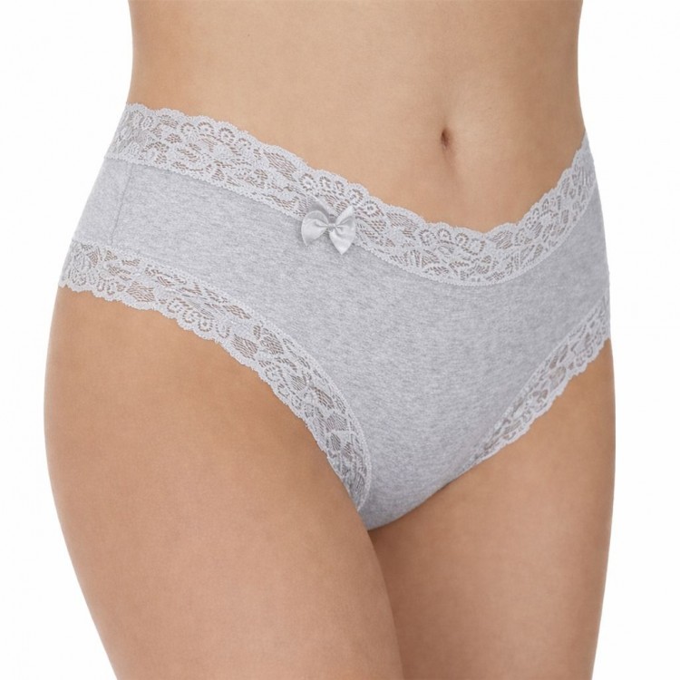 Caleçon Boneca Mescla Claro em Algodão Egípcio